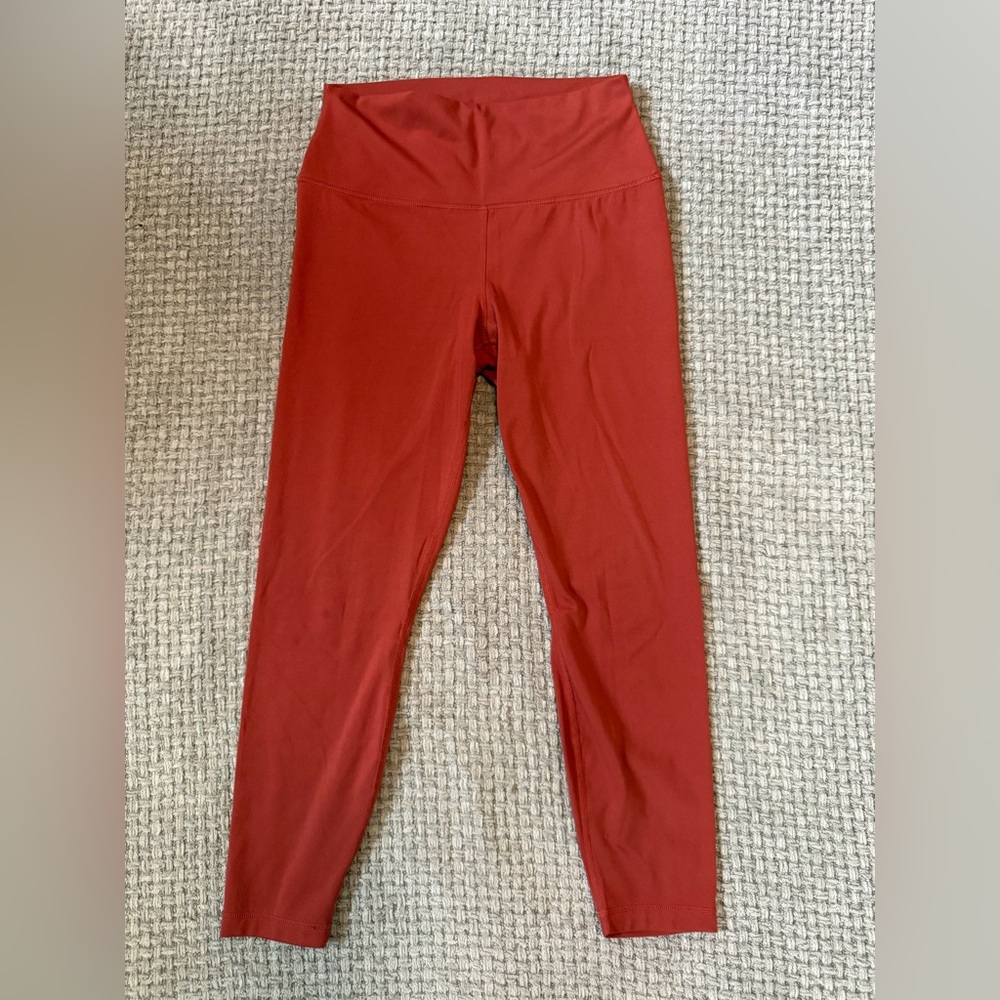 90 Degree By Reflex Burnt Orange Leggings